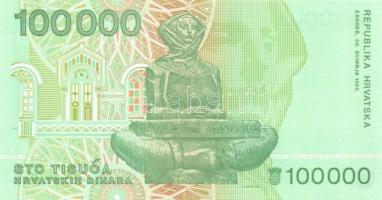 Horvátország 6 klf db modern bankjegy T:I