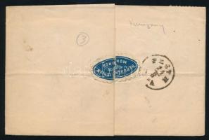 1864 5kr távolsági levélen "MONOR"