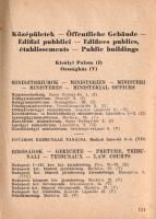 Budapest 21 térképe, utcanévjegyzékkel és idegenvezető címtárral.
Budapest, (1942). Fővárosi Közmun...
