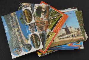 100 db MODERN megíratlan külföldi város képeslap / 100 modern unused foreign town postcards