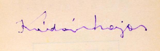 Kádár Lajos: Cigányok. Regény. Bp., [193?], Barkóczy László (Turul-ny.), 300 p. Kiadói aranyozott eg...