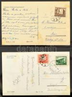 Magyar és külföldi levelek, FDC-k, emléklapok, köztük tábori posta, portók stb. levélberakóban