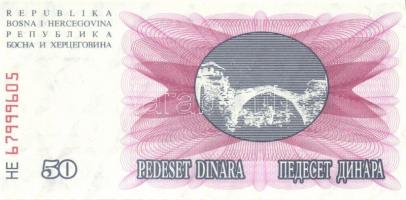 Bosznia-Hercegovina 7db (6klf) modern bankjegy T:I