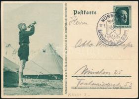 1937 Díjjegyes levelezőlap "NÜRNBERG"