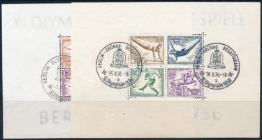 1936 2 klf Berlini olimpia blokk