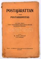 Kiss József: Postajárattan. I. rész. Postairányítás. Bp., é.n. Országos Postás Zene- és Kulturegyesület. 64p. Kiadói, kissé sérült papírborítóval