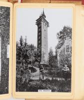 cca 1890-1900 Graz (Ausztria), leporelló 18 db keményhátú fotóval, Stengel &amp; Co., Dresden, d...