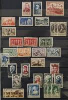 Franciaország másodgyűjtemény többletpéldányokkal az 1950-80-as évekből, 30 lapos A/4-es Schaubek berakóban