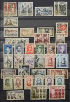 Franciaország másodgyűjtemény többletpéldányokkal az 1950-80-as évekből, 30 lapos A/4-es Schaubek be...