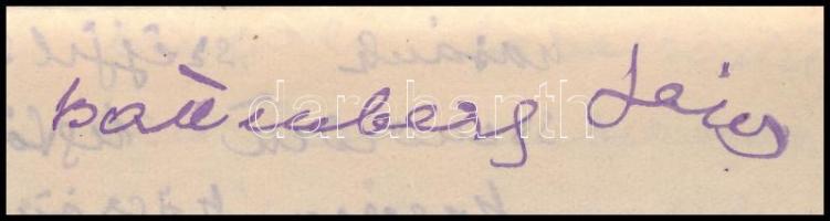 1923 Battenberg Lajos a m. kir. Posta főigazgatójának levele Kádár Lehel fajvédő politikushoz