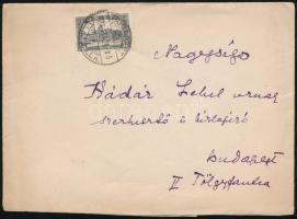 1923 Battenberg Lajos a m. kir. Posta főigazgatójának levele Kádár Lehel fajvédő politikushoz