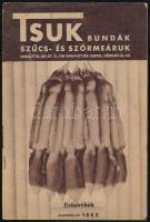 1940 Tsuk Bundák szűcs- és szörmeáruk képes reklám katalógus. 14p.
