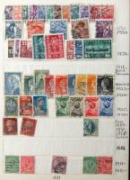 Érdekes vegyes külföldi anyag régi bélyegekkel, jobbakkal 8 lapos közepes Schaubek berakóban. Érdeme...