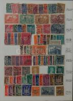 Érdekes vegyes külföldi anyag régi bélyegekkel, jobbakkal 8 lapos közepes Schaubek berakóban. Érdeme...