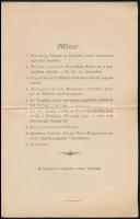 1929 Magyar Csekészszövetség hivatalos meghívó angol Jamboree alap matinéra