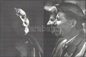 Pauer György 5 db vintage fotóművészeti alkotás. egyik jelzett. 18x24 cm ig