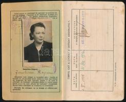 ca 1940 Román biztosítási igazolvány és választói igazolvány