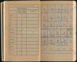 ca 1940 Román biztosítási igazolvány és választói igazolvány
