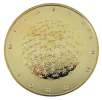 Nagy-Britannia 2000. "Millenium Medal" bronz emlékérem, "Peter Morris Bromley Kent" dísztokban, az emlékéremről szóló cikkről. Szign: Felicity Powell (63mm) T:UNC