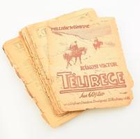 1917-1917 A Milliós könyve sorozat 8 db száma, vegyes, megviselt állapotban