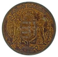 1930. 5P Ag "Horthy jobbra" T:F, patina
Adamo P8