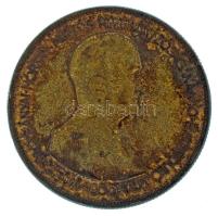 1930. 5P Ag "Horthy jobbra" T:F, patina Adamo P8