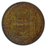 1930. 5P Ag "Horthy jobbra" T:F, patina
Adamo P8
