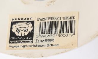 Világhy Kerámia: Szerelmespár. Kerámia, jelzett, hibátlan 30 cm