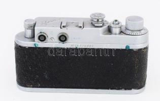 Zorkij-2C fényképezőgép, Indusztár 50 f: 1:3,5 objektívvel, bőr tokkal, kereső prizmát állítani kell...