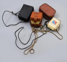 4 db régi fénymérő tokkal,