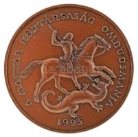 1995. "A Magyar Köztársaság Ombudsmanja 1995 / Eötvös Károly 1842-1916" kétoldalas bronz emlékérem (42,5mm) T:AU