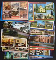 57 db MODERN magyarországi város képeslap / 57 modern Hungarian town postcards