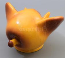 Morvay Zsuzsa Iparművészeti Vállalatos elefánt asztaldísz, mázas kerámia, jelzés nélkül, hibátlan, 2...