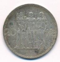 Csehszlovákia 1933. 20K Ag T:VF,F, patina
Czechoslovakia 1933. 20 Korun Ag C:VF,F, patina
Krause K...