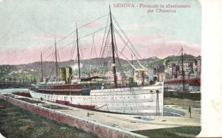 Genova harbour steamer
