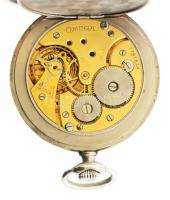 Omega zsebóra, sérült számlappal, nem működik, d: 45 mm