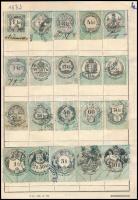 160 db okmánybélyeg cserefüzetben