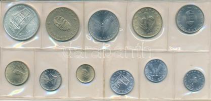 1993. 10f-200Ft (11xklf) érmés forgalmi sor fóliatokban (címke nélkül), sérült fólia! T:UNC