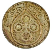 2013. "Az ország házának felújításáért - 2013 december 20. - Az országgyűlés elnökétől" ezüstözött fém emlékérem (60mm) T:AU (PP) patina