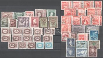 Ausztria kis összeállítás 1945-től, 4 stecklapon