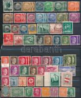 Deutsches Reich + Ausztria 1945 kis összeállítás, 4 stecklapon