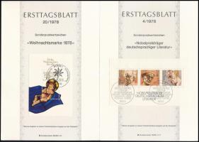 NSZK 1978-1981 30 db Ersttagsblatt