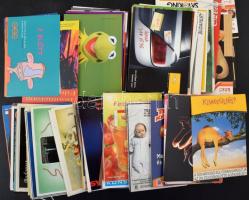 Kb. 200 db MODERN postatiszta reklám és üdvözlő képeslap / Cca. 200 MODERN unused advertisement and greeting postcards