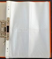 400 férőhelyes képeslap berakó, lefűzhető gyűrűs mappában