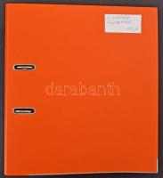 400 férőhelyes képeslap berakó, lefűzhető gyűrűs mappában