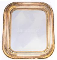 Biedermeier tükör. Sérült keretben 60x50 cm