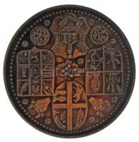 Tóth Sándor (1933-2019) 1985. "Szabolcs vezér - Nyíregyháza" kétoldalas bronz emlékérem (4...