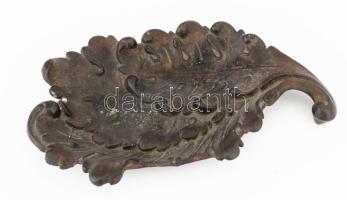 Vas asztaldísz, h: 15 cm