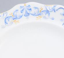 Alt Wien 5 darab tányér, jelzett, kopással, d: 23,5 cm