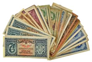 100db-os vegyes pengő bankjegy tétel T:F,VG